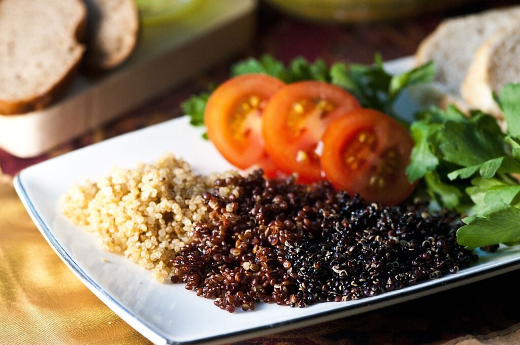 quinoa, seeds, proper nutrition