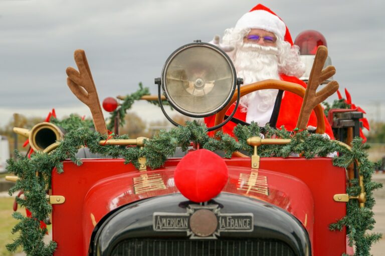 red and silver vintage car