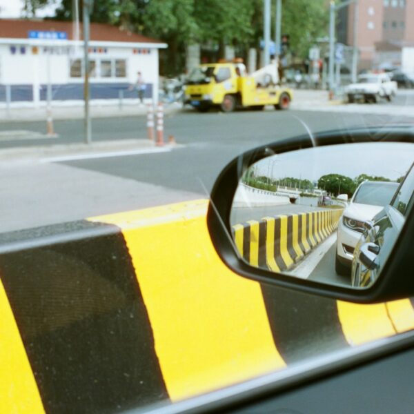 a car on the road