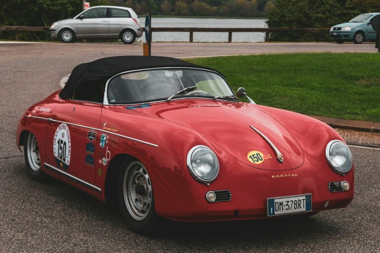 a red sports car